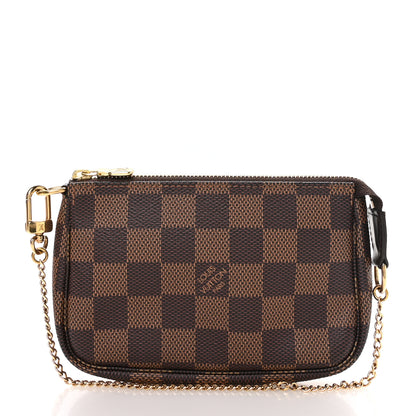 Louis Vuitton Damier Ebene Mini Pochette Accessories 1 of 7