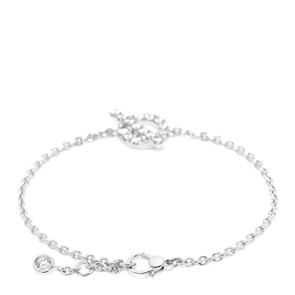 Hermes 18K White Gold Diamond Finesse Bracelet ST 6 of 10