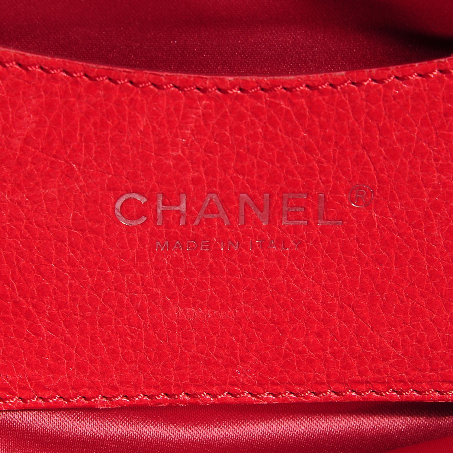 Chanel Glazed Calfskin Small On The Road Tote Red 6 of 7