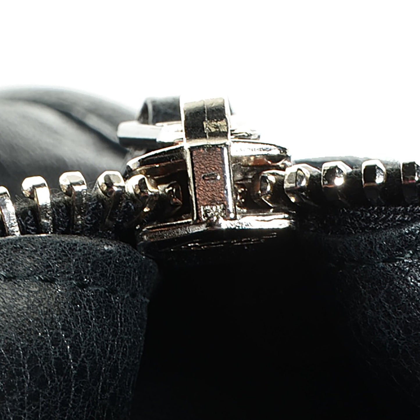 Agneau Giant 12 Silver Hardware Work Black