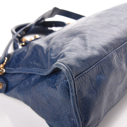 Balenciaga Agneau Giant 12 Gold Hardware City Bleu Mineral 12 of 13