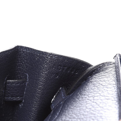 Hermes Togo Birkin 25 Bleu Nuit 29 of 30