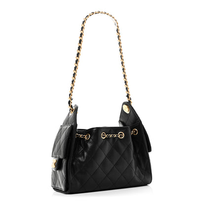 Chanel Caviar Quilted Mini Chanel 25 Handbag Black 3 of 11