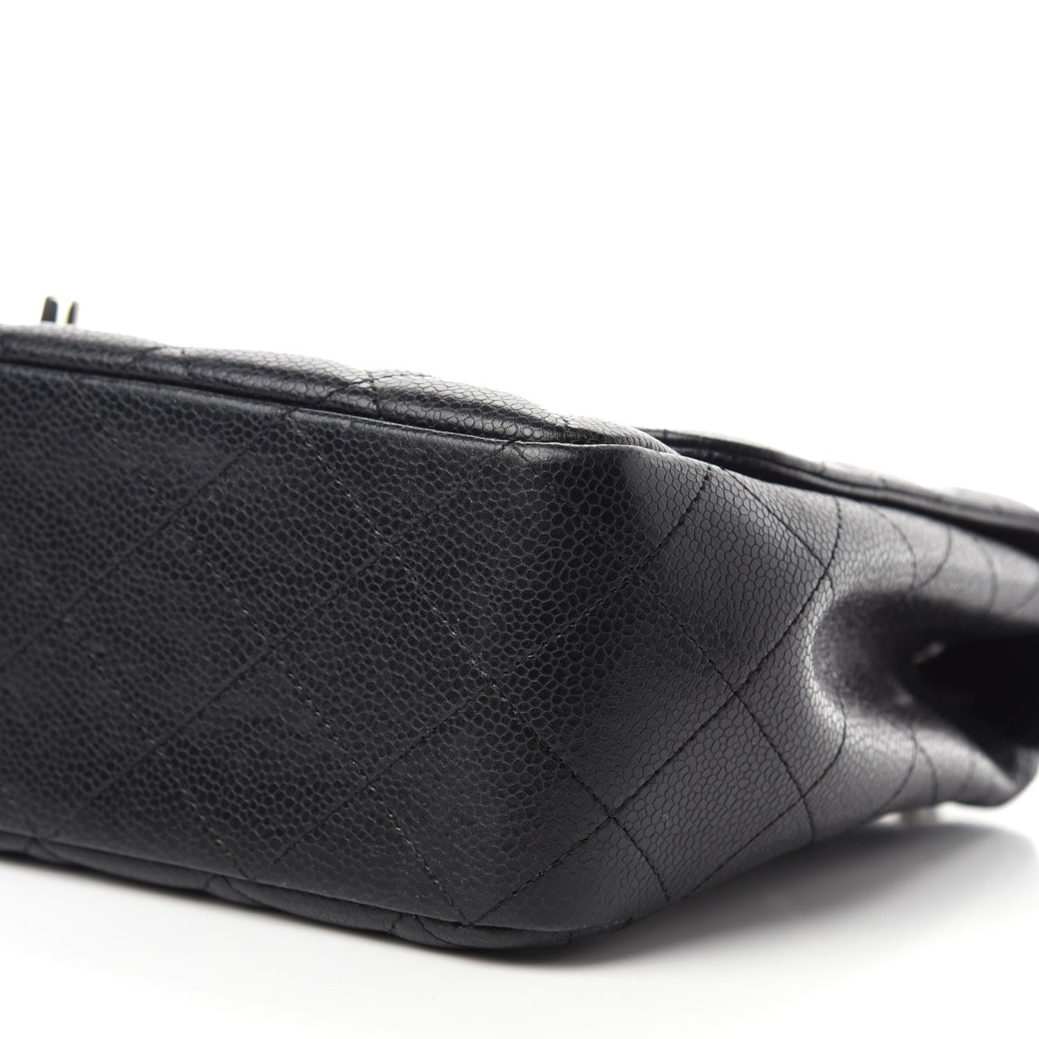 Chanel Caviar Quilted Jumbo Single Flap Black 7 of 14