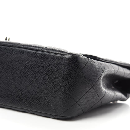 Chanel Caviar Quilted Jumbo Single Flap Black 7 of 14