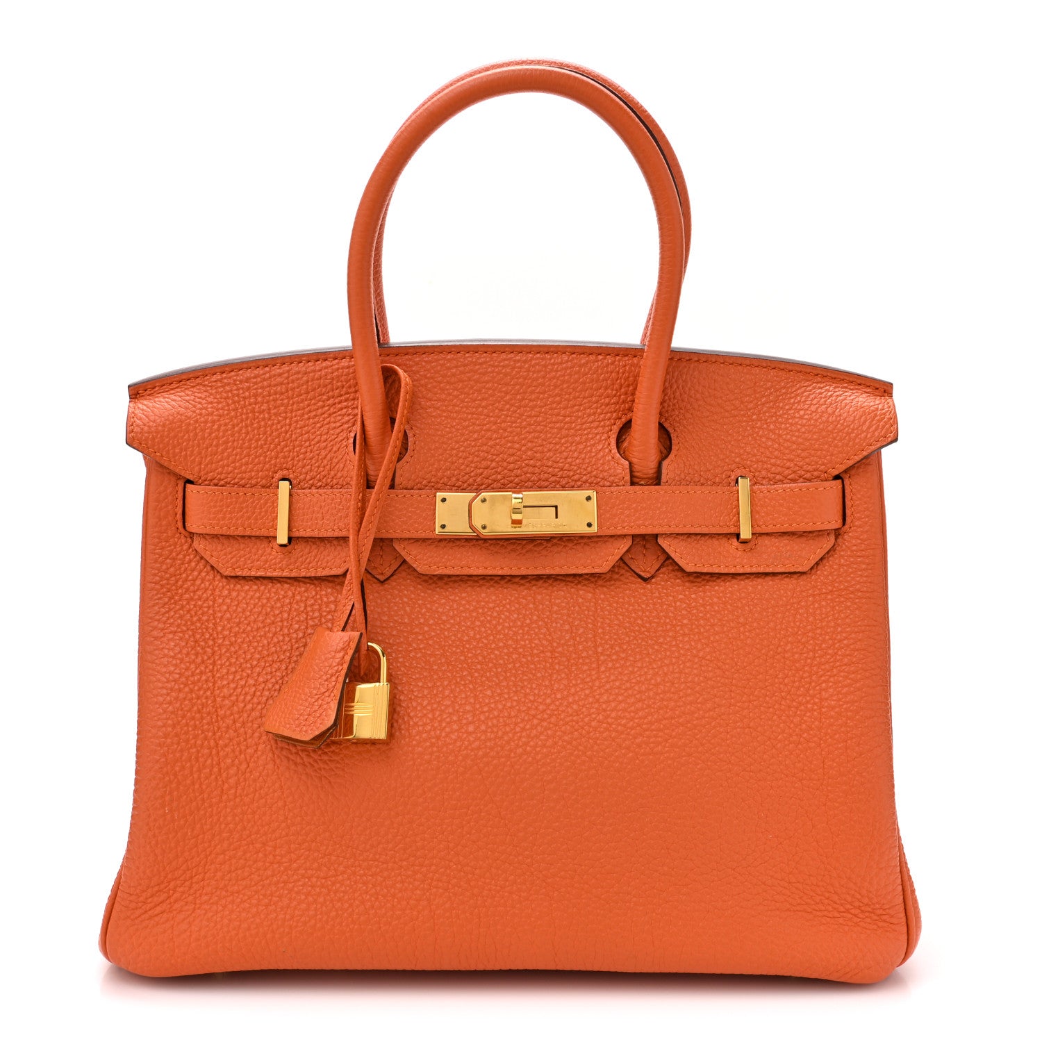 Hermes Togo Birkin 30 Orange 1 of 16