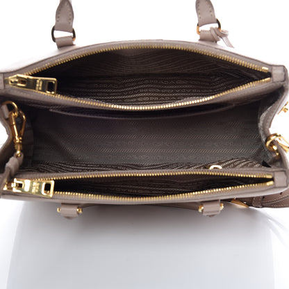 Prada Saffiano Small Galleria Double Zip Tote Cammeo 6 of 20