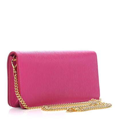 Prada Vitello Move Metal Mini Crossbody Bag Fuxia 3 of 8