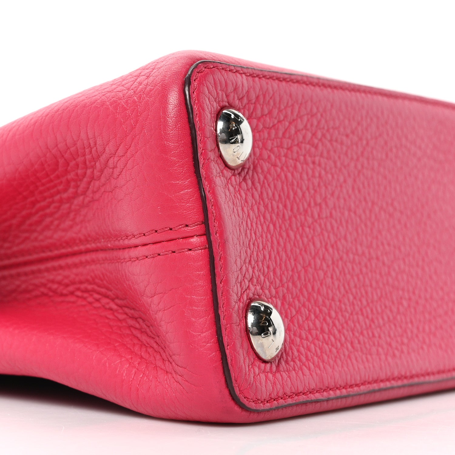 Louis Vuitton Taurillon Capucines BB Fuchsia 8 of 9