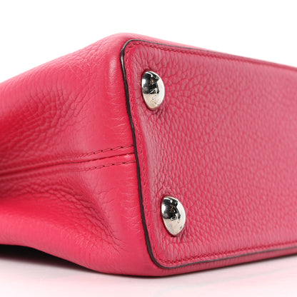 Louis Vuitton Taurillon Capucines BB Fuchsia 8 of 9