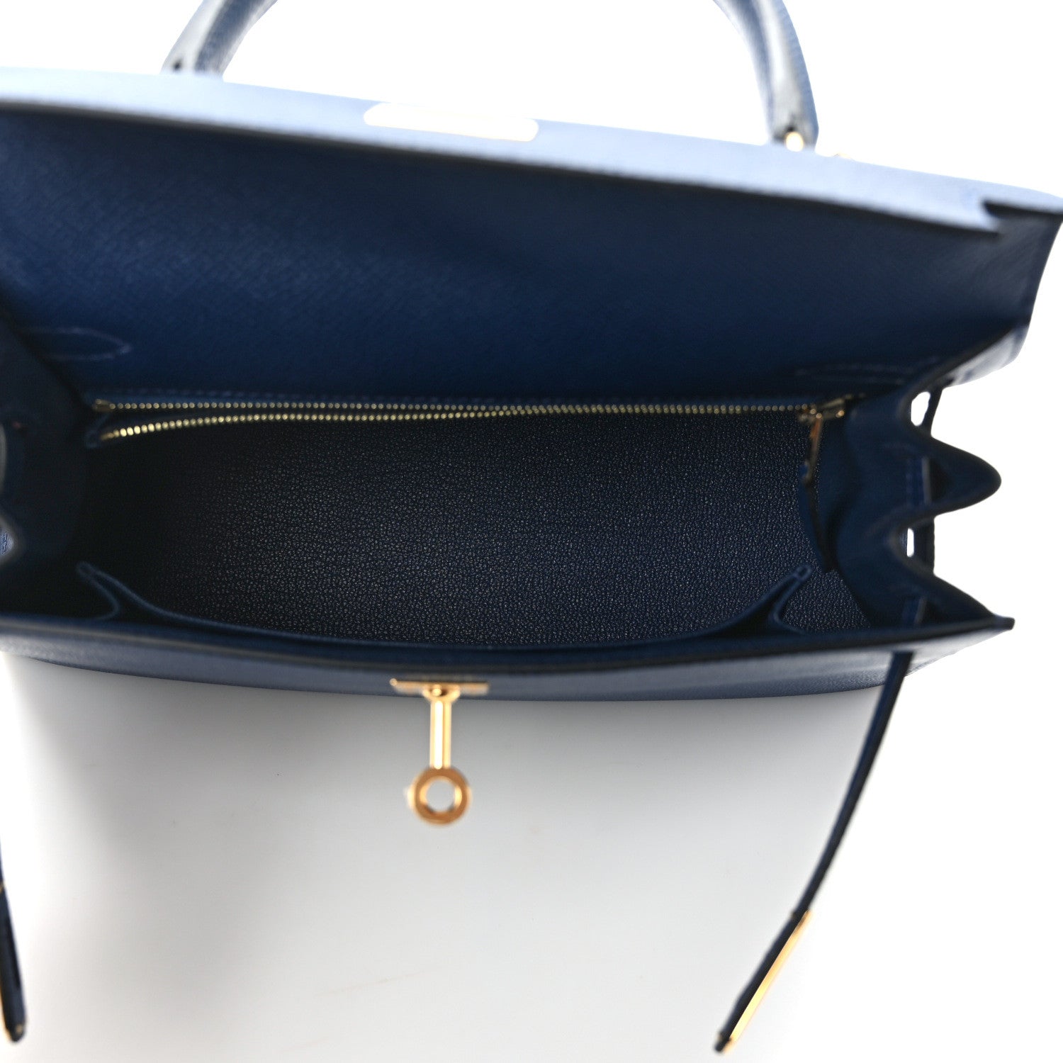 Hermes Epsom Kelly Sellier 25 Bleu Navy 5 of 11