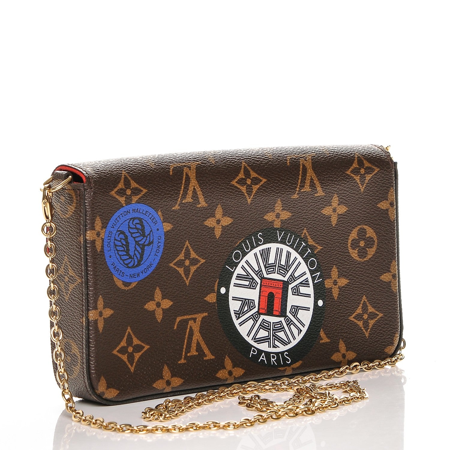 Louis Vuitton Monogram World Tour Pochette Felicie 3 of 6
