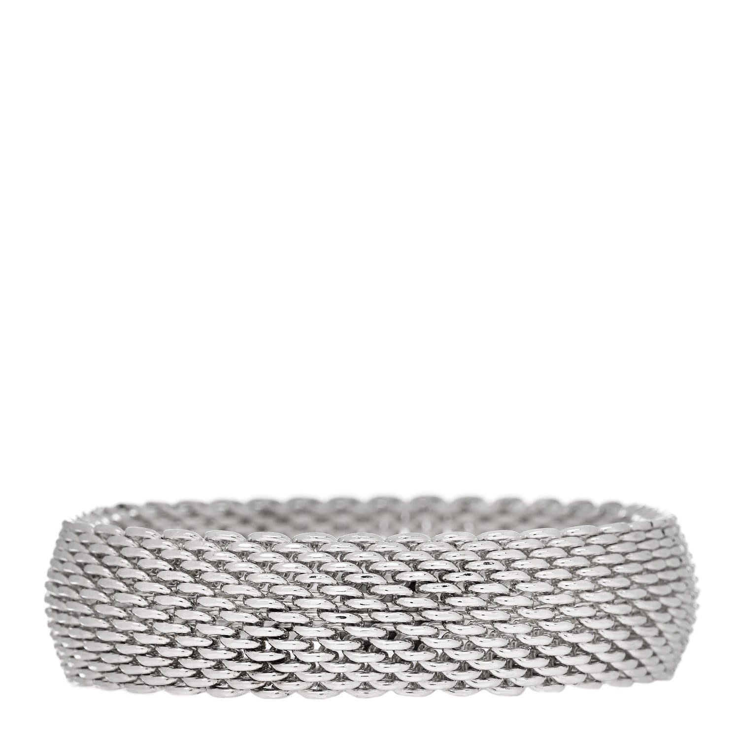 Tiffany Sterling Silver Somerset Mesh Bracelet 2 of 3