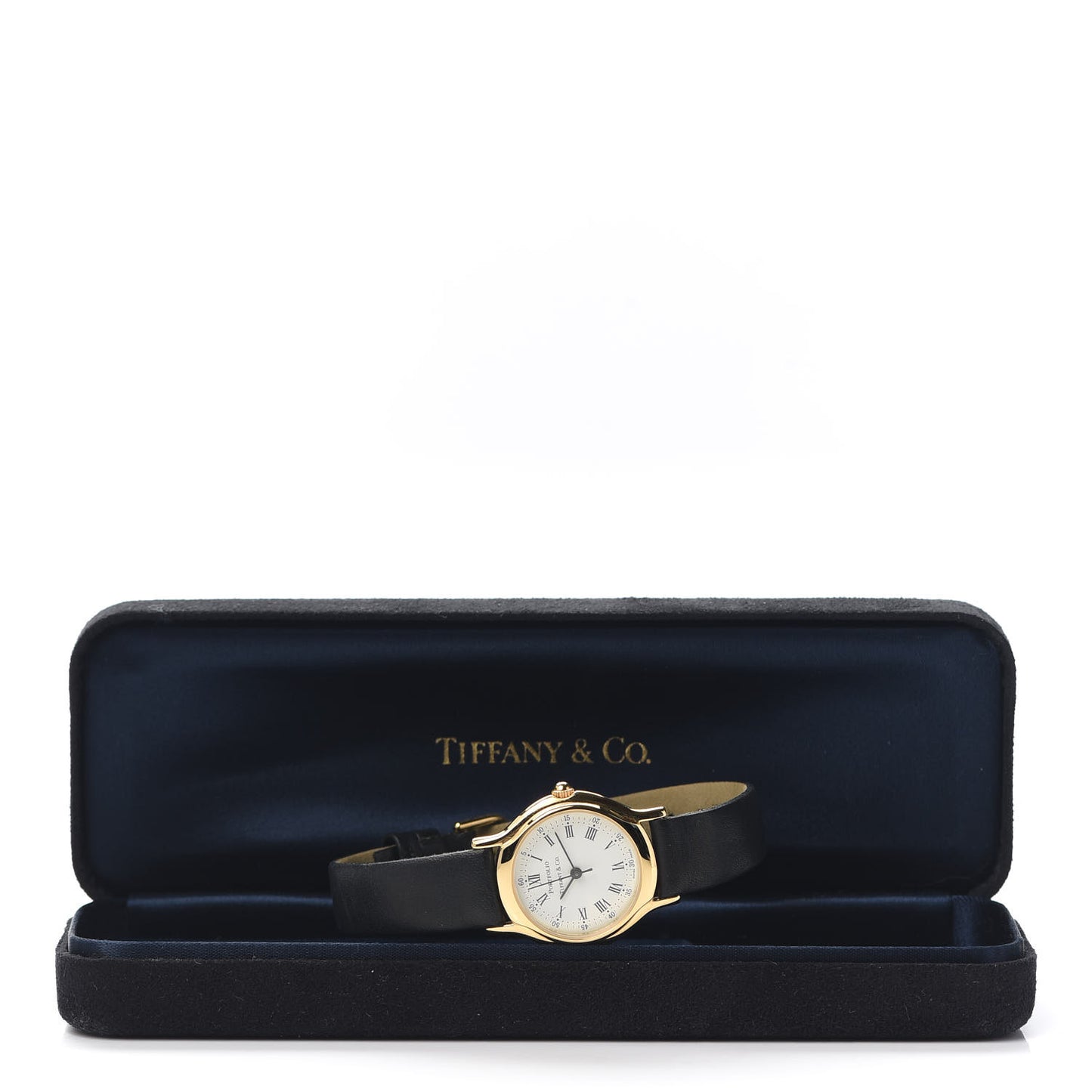 Stainless Steel Calfskin 24mm Portfolio Quartz Watch