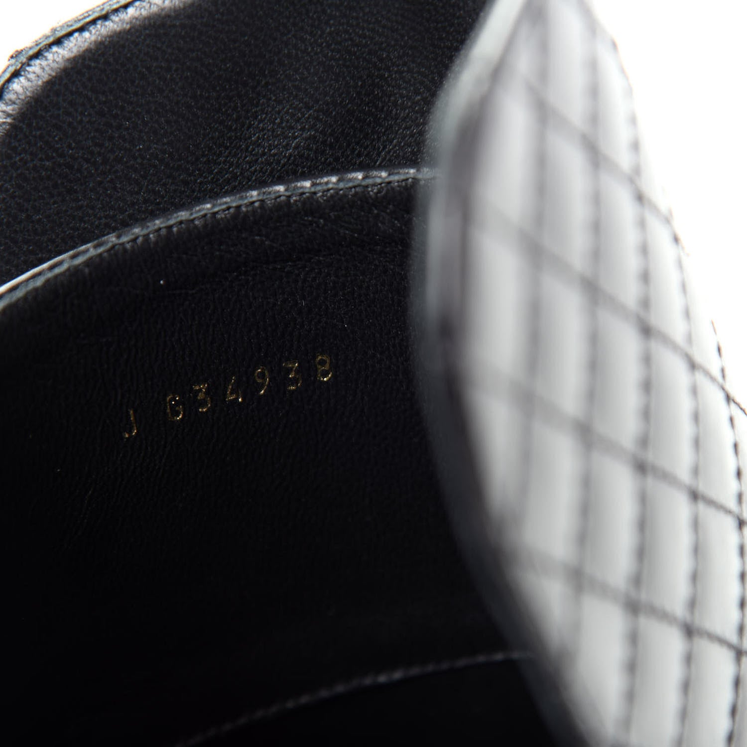 Chanel Calfskin Quilted CC Boots 36.5 Black 10 of 10