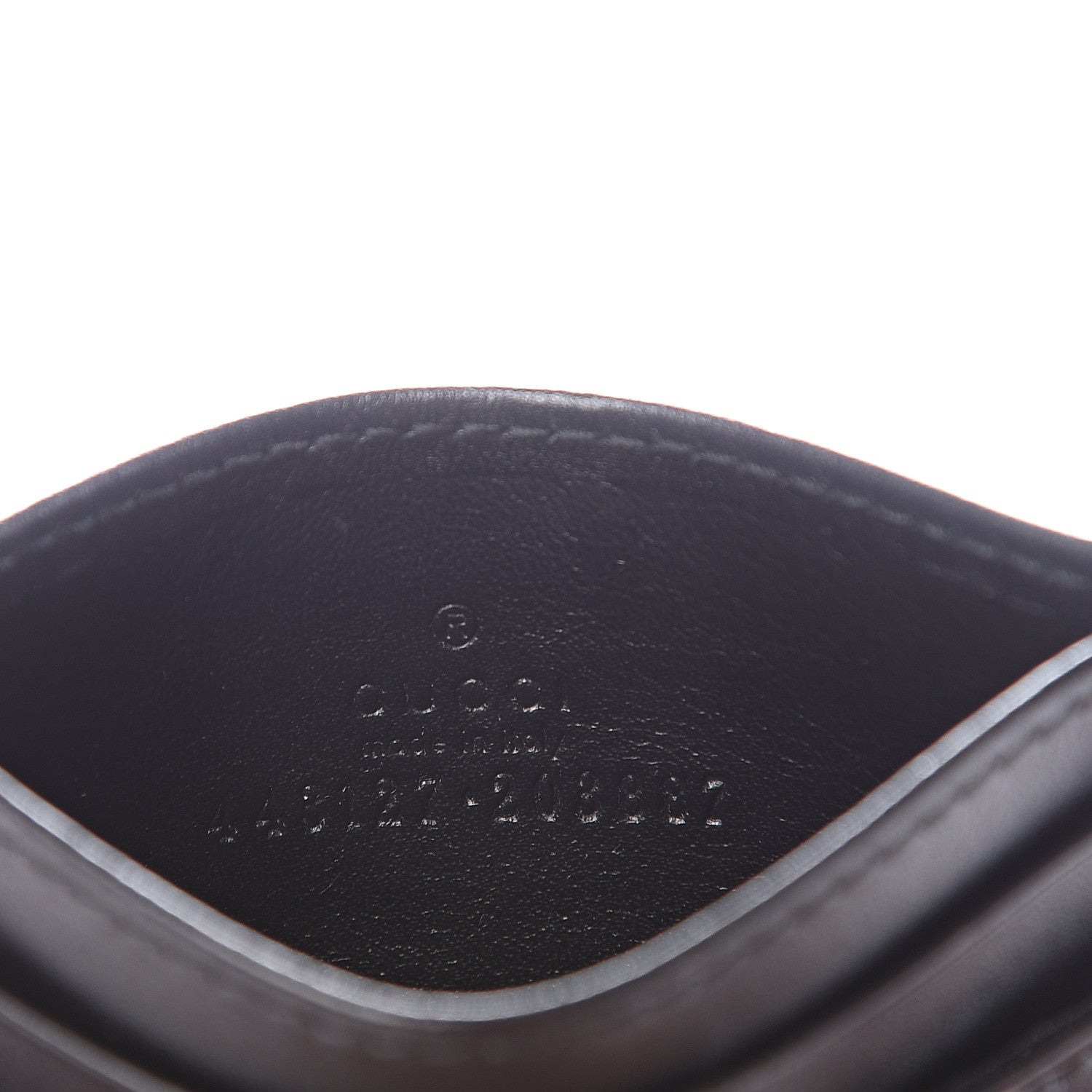 Gucci Calfskin Matelasse GG Marmont Card Holder Black 5 of 9