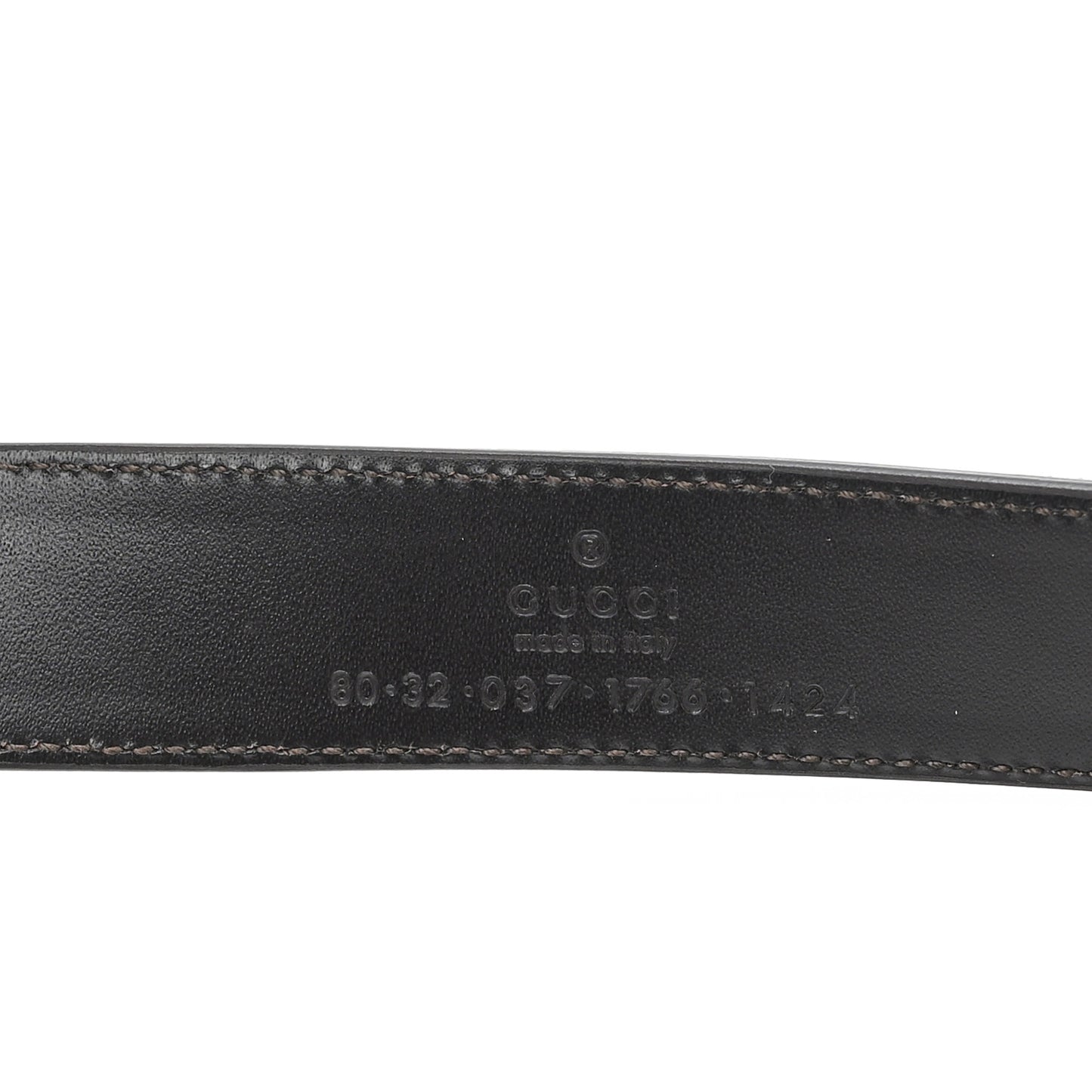 Metallic Moon Calfskin Tiger Head 35mm Belt 80 32 Bronze