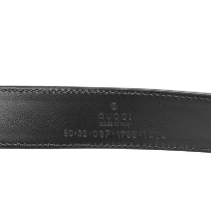 Gucci Metallic Moon Calfskin Tiger Head 35mm Belt 80 32 Bronze 3 of 5