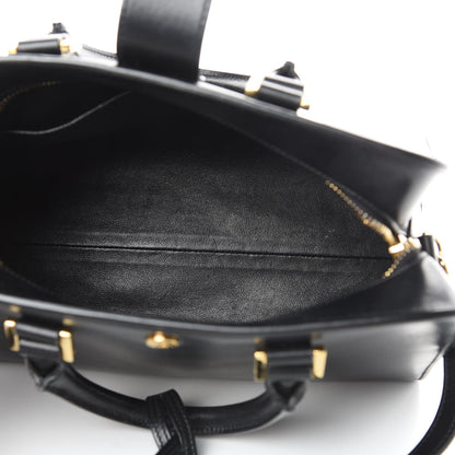 Saint Laurent Calfskin Monogram Baby Cabas Black 5 of 13