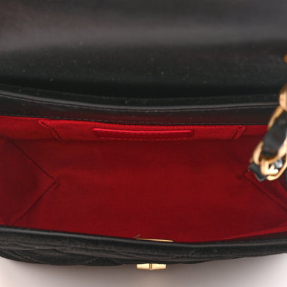 Chanel Velvet Strass Diamond Lock Flap Black 5 of 10