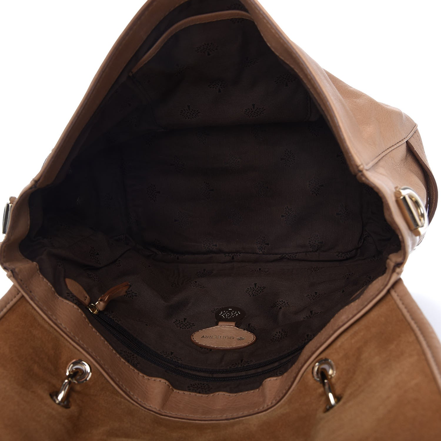 Mulberry Soft Grain Calfskin Tillie Satchel Oak 5 of 9