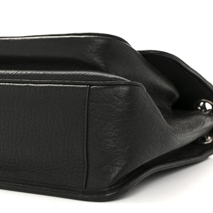 Saint Laurent Grained Lambskin Monogram Medium Niki Chain Satchel Black 10 of 12