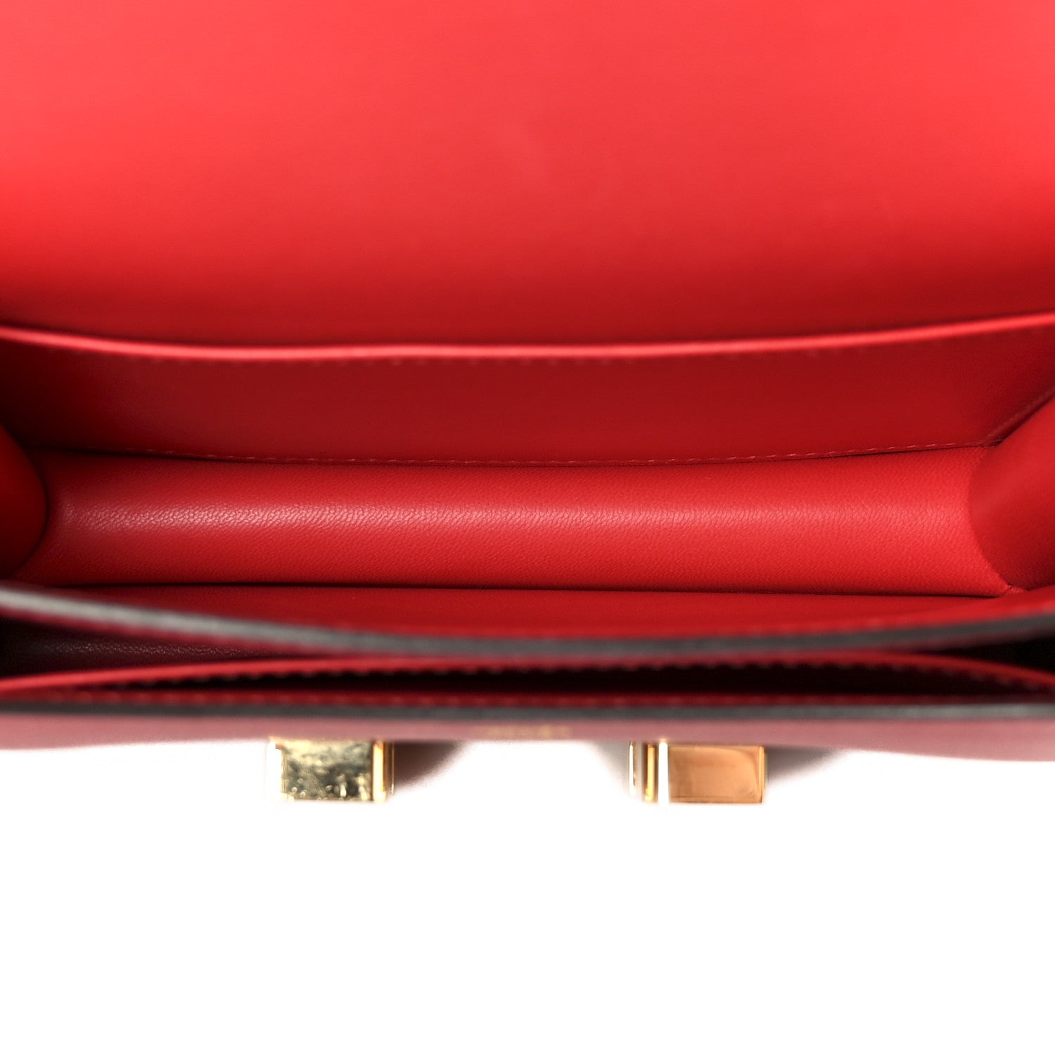 Hermes Epsom Enamel Constance 18 Rouge Grenat 5 of 11