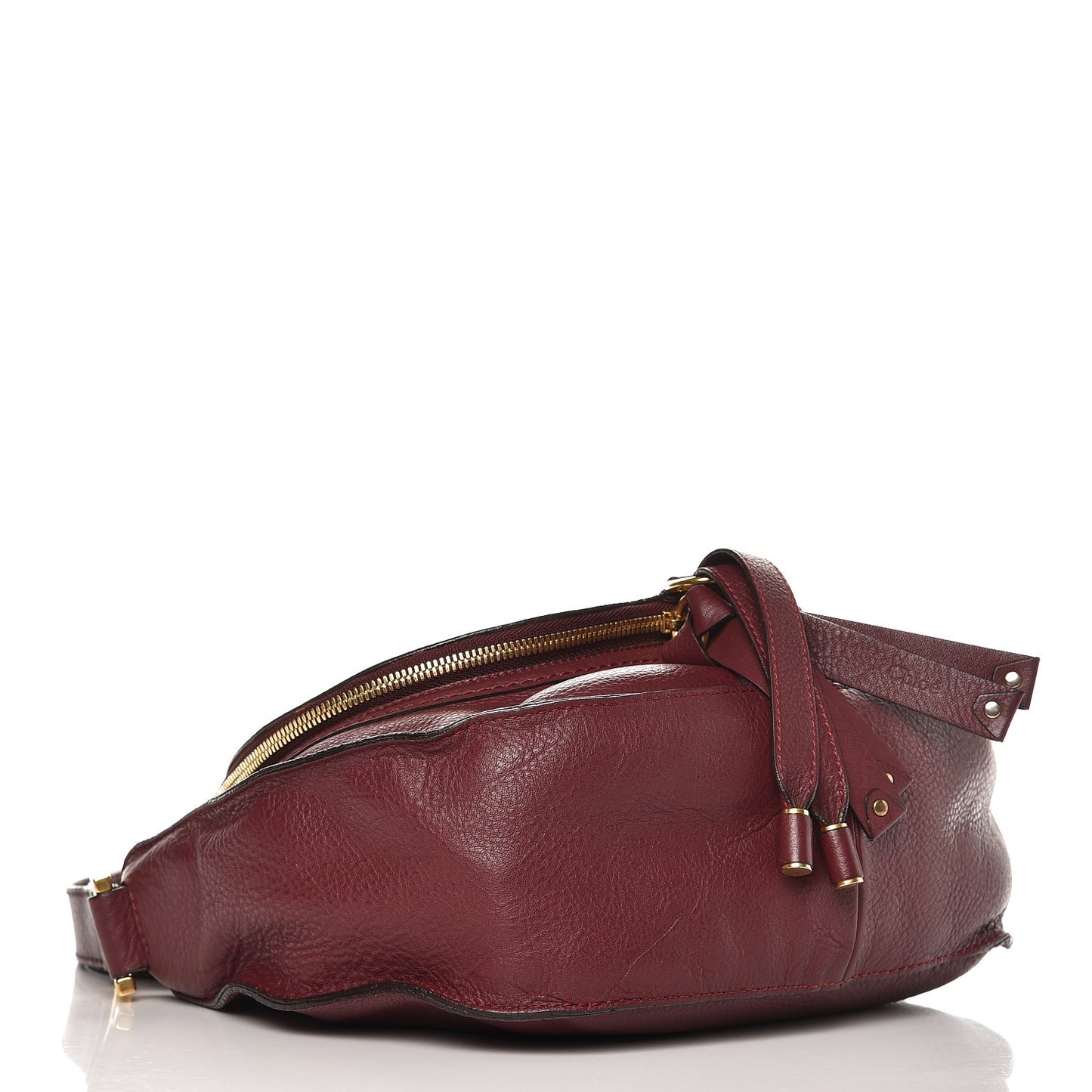 Calfskin Medium Marcie Crossbody Bag Plum Purple