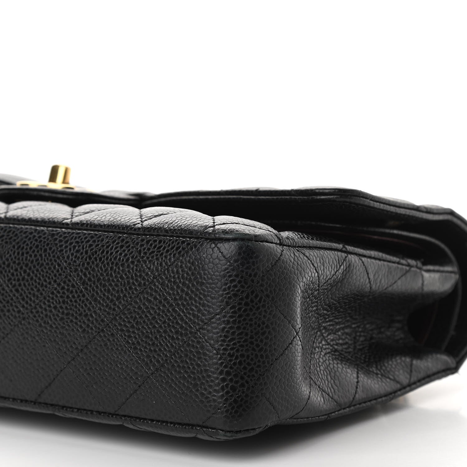 Chanel Caviar Quilted Medium Double Flap Black 10 of 12
