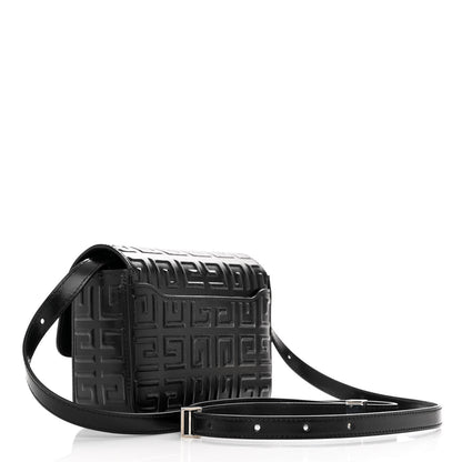 Givenchy Calfskin 4G Embossed Small Crossbody Black 3 of 9