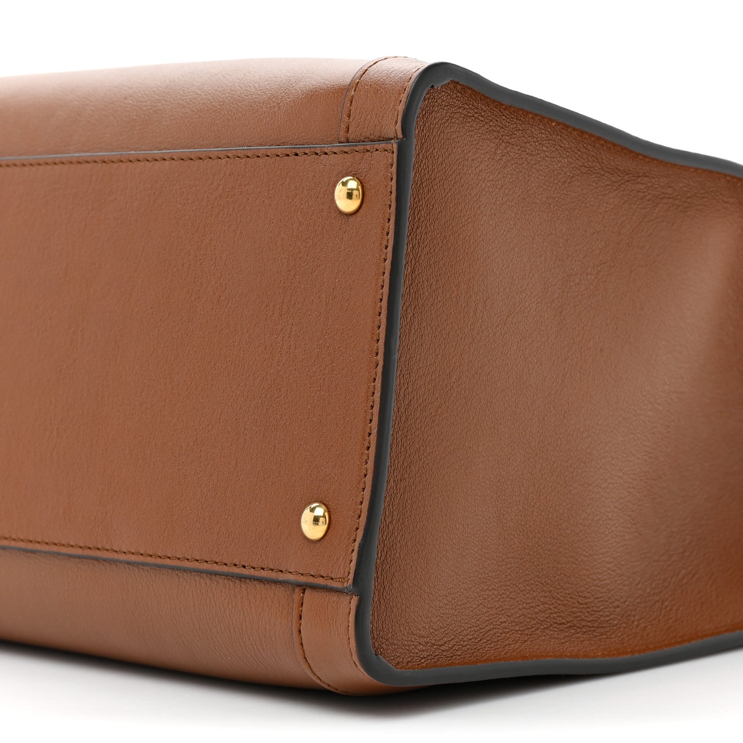 Wonka Grain Calfskin Medium Diana Tote Bag Cuir Yellow Fluo