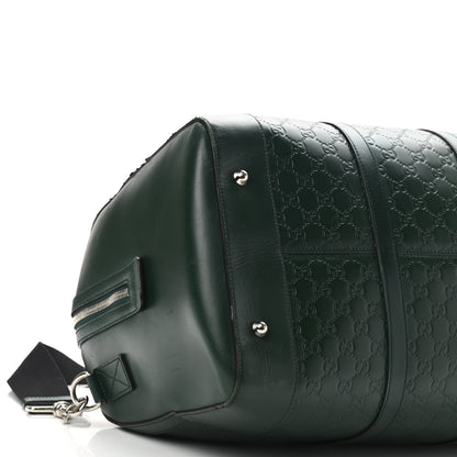 Gucci Guccissima Signature Medium Duffle Green 9 of 12