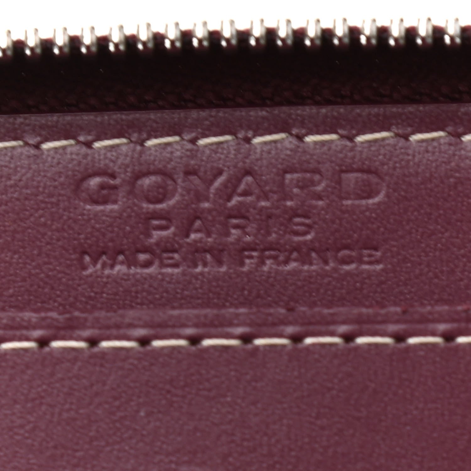 Goyard Goyardine Matignon PM Wallet Bordeaux 6 of 6