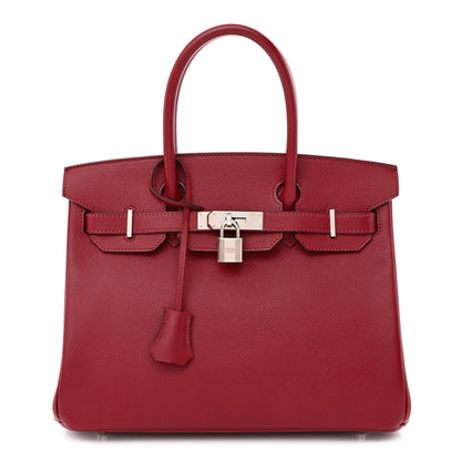 Hermes Epsom BIRKIN 30 Rouge Grenat 1 of 11
