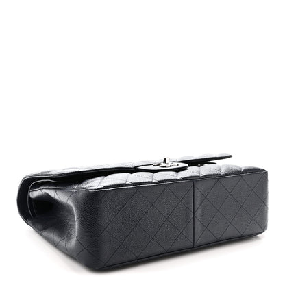 Chanel Caviar Quilted Jumbo Double Flap Navy Blue Navy Blue 4 of 10