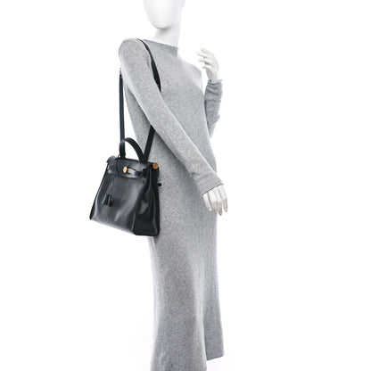 Hermes Toile H Berline Vache Hunter Herbag Zip PM 31 Black Ecru 2 of 10