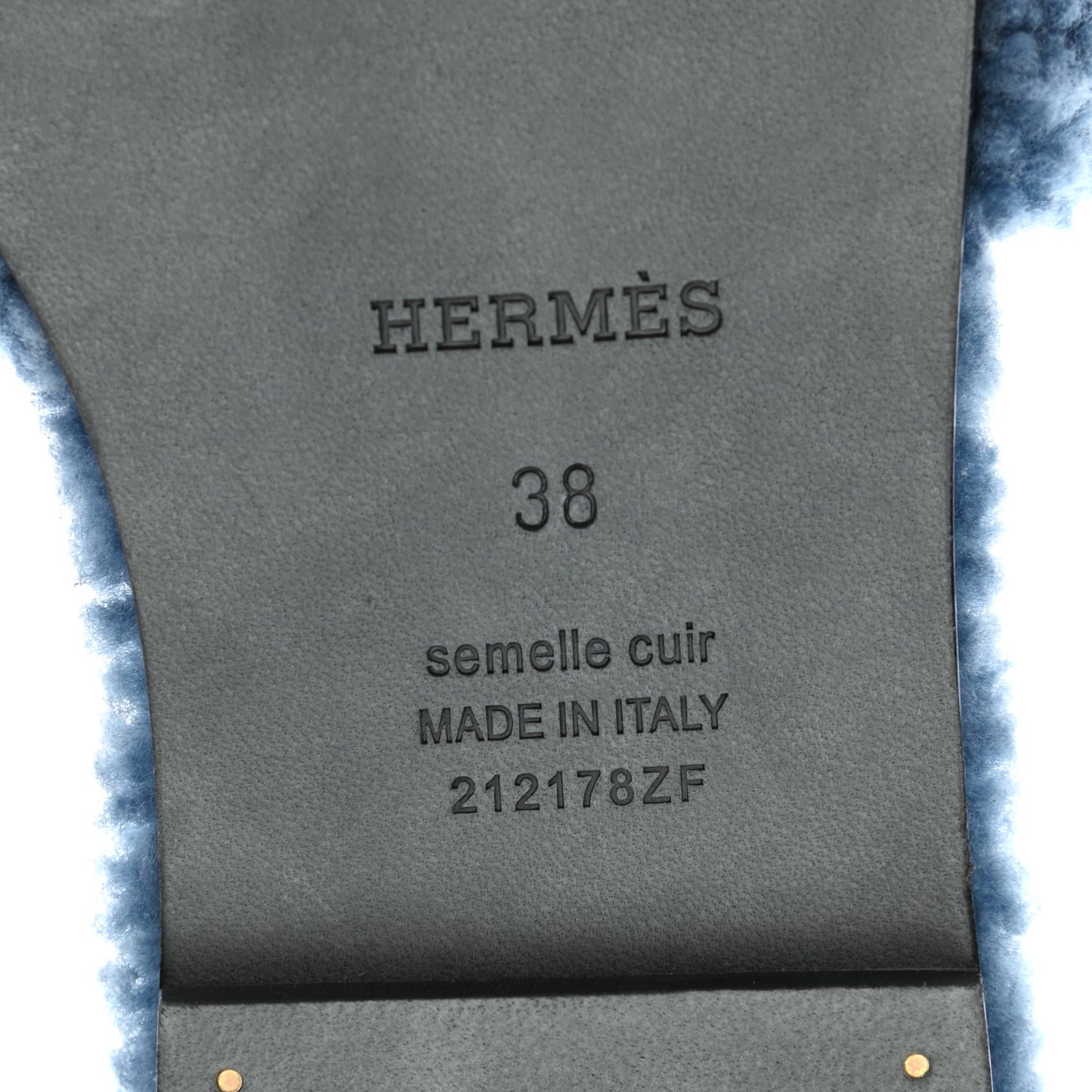 Woolskin Oran Sandals 38 Bleu