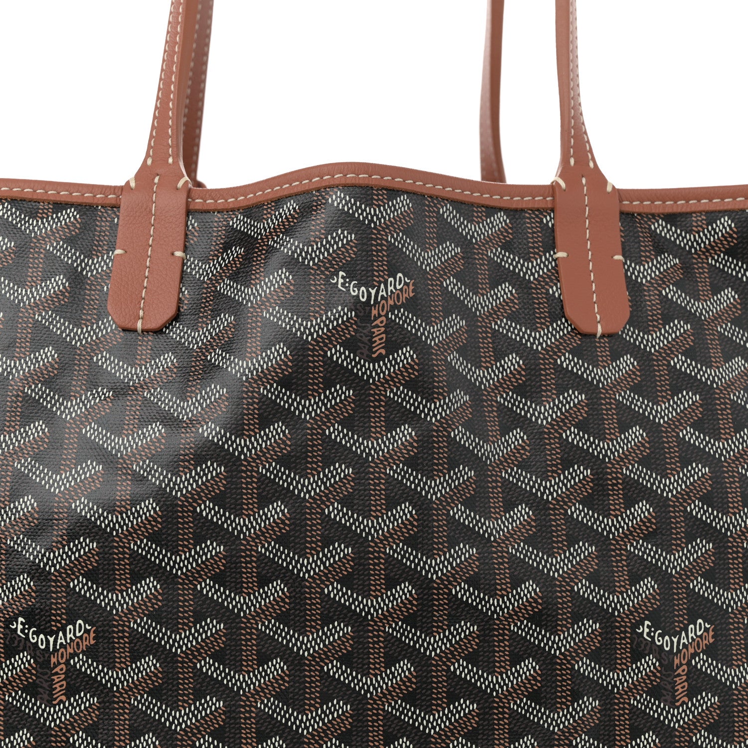 Goyard Goyardine Saint Louis PM Black Gold 9 of 11