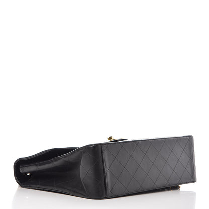 Chanel Lambskin Quilted XL Jumbo Single Flap Black 17 of 23