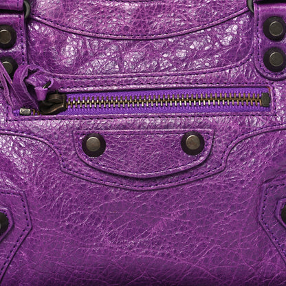 Balenciaga Agneau Classic Hardware Mini City Ultraviolet 9 of 11
