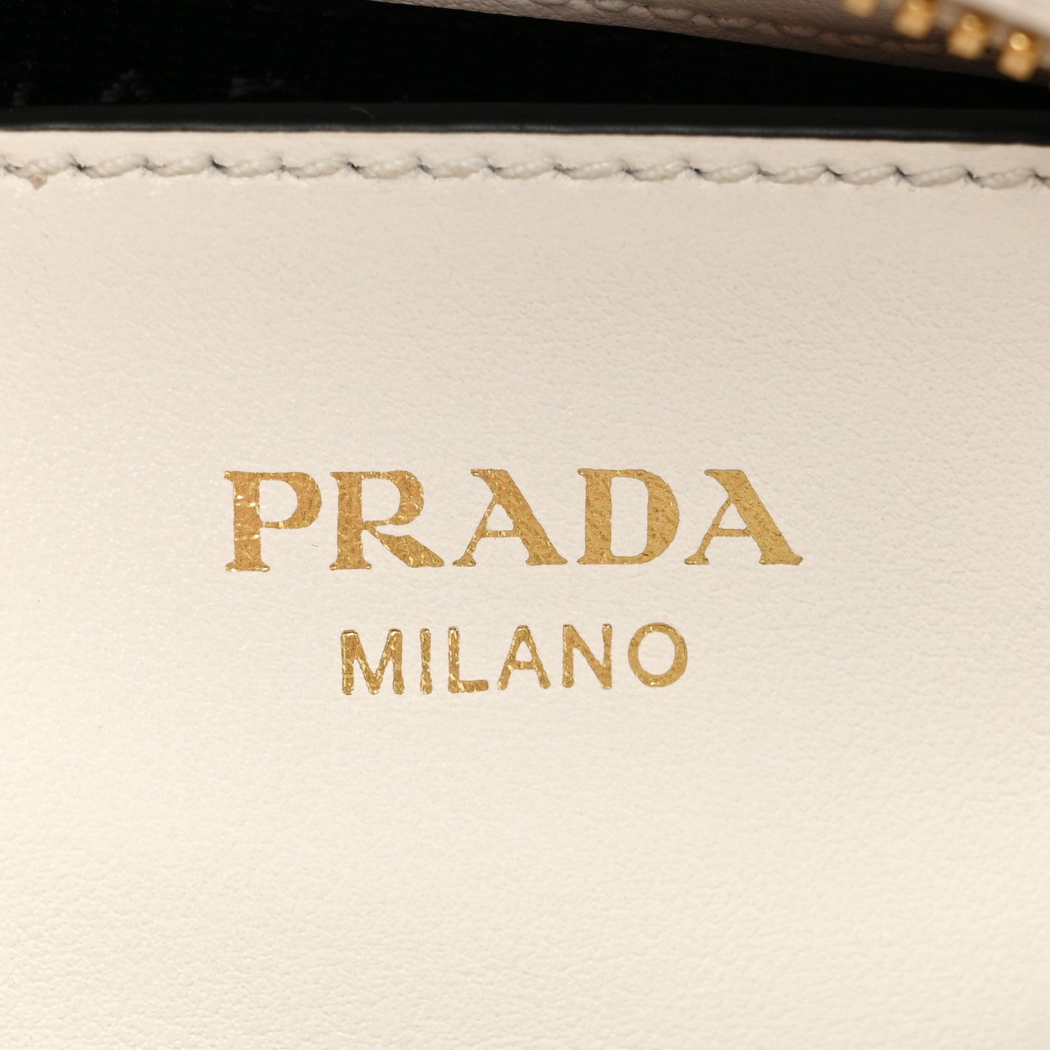 Prada Saffiano Soft Calfskin Small Zippered Tote White 6 of 10