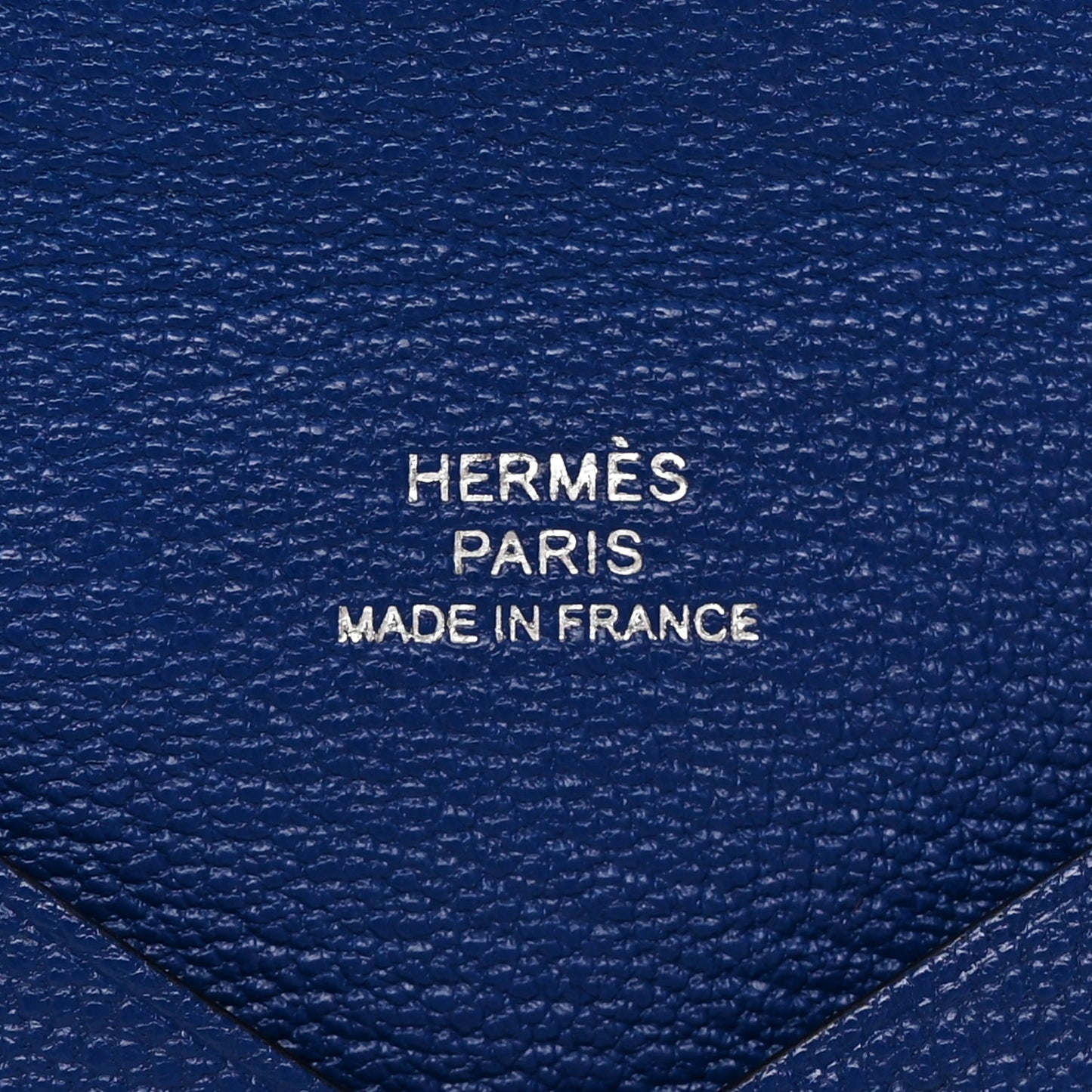 Chevre Mysore Calvi Card Case Bleu Electrique