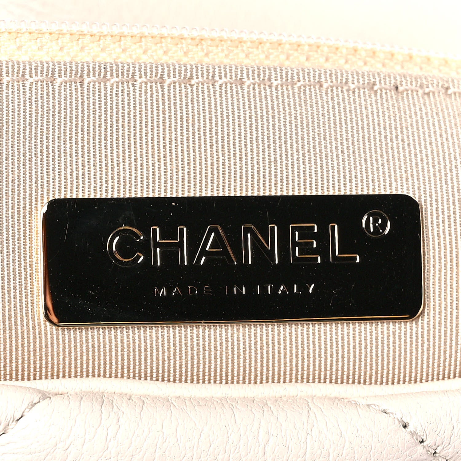 Chanel Lambskin Quilted Medium Chanel 19 Flap Light Beige 6 of 11