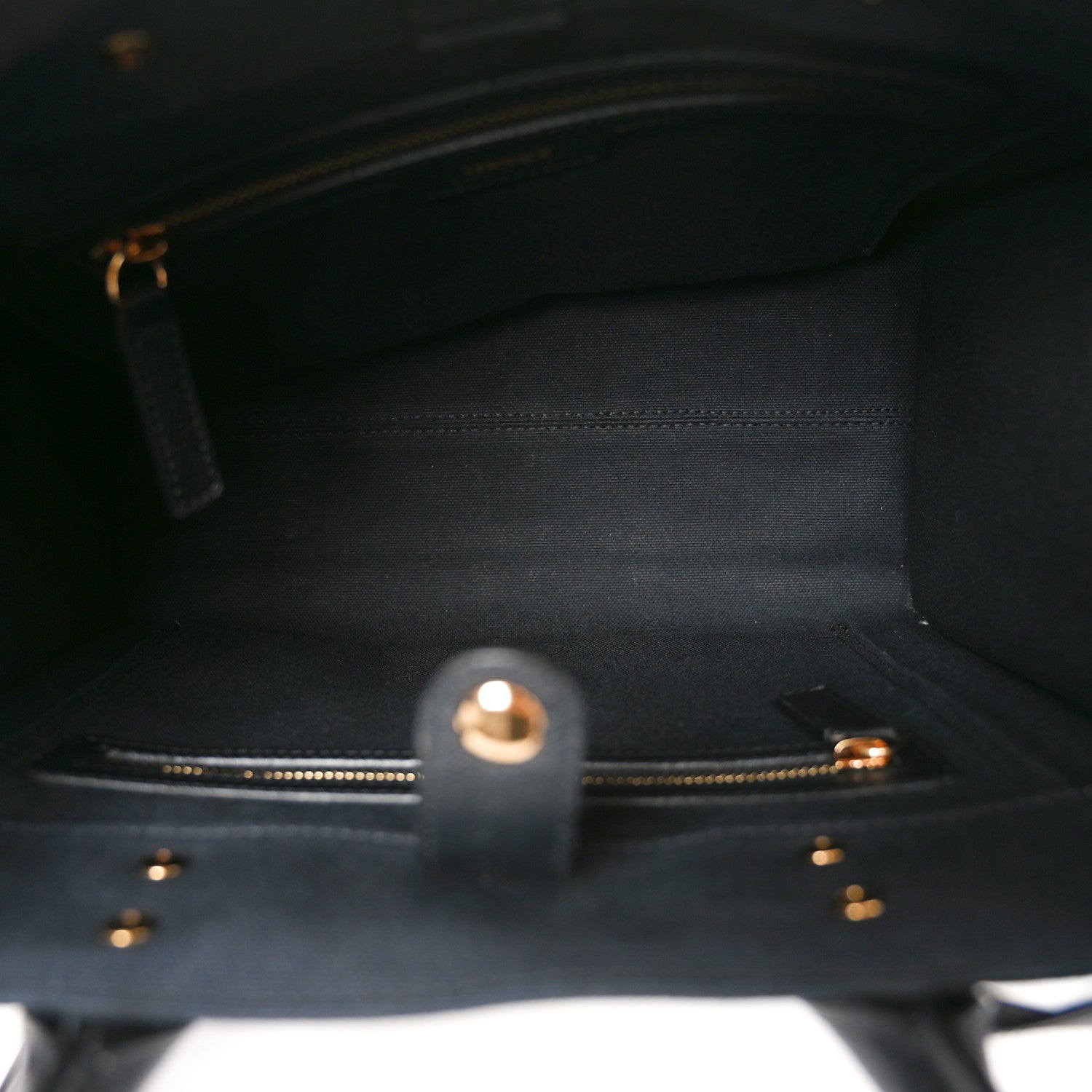 Versace Canvas Calfskin La Medusa Small Tote Tote Black 5 of 9