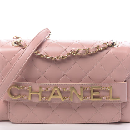 Chanel Calfskin Quilted Enchained Flap Light Pink 8 of 10