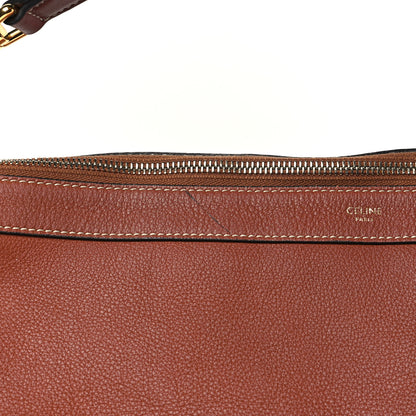 Celine Supple Calfskin Medium Strap Leandre Shoulder Bag Brown 11 of 11