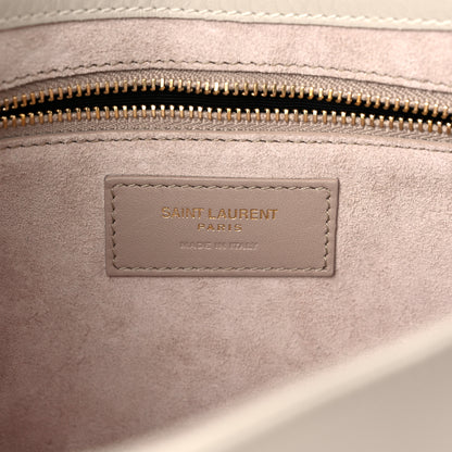 Saint Laurent Smooth Calfskin Le 5 A 7 Hobo Blanc Vintage 6 of 11