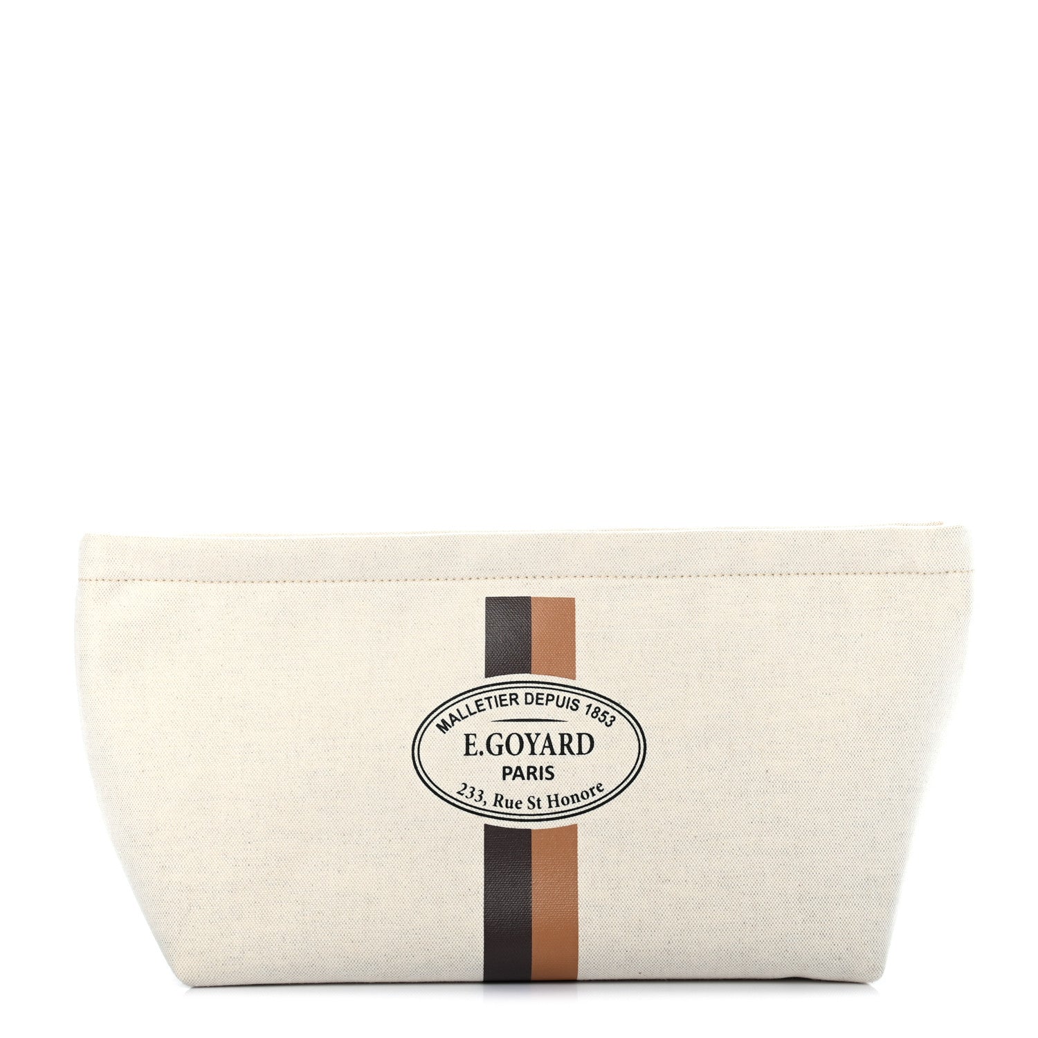 Goyard Canvas Necessaire Organizer Pouch Off White 1 of 7