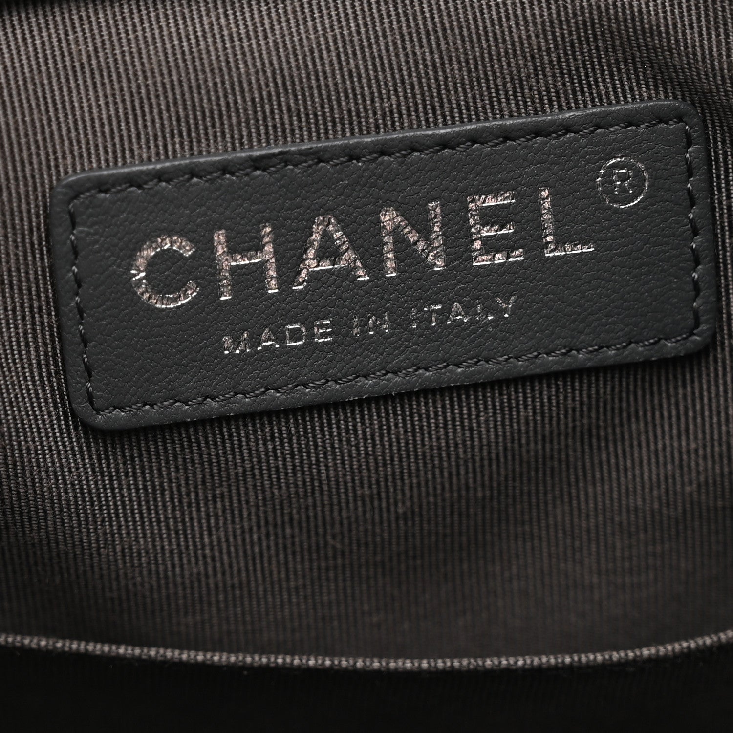 Chanel Metallic Grained Goatskin Chevron Quilted Gabrielle Backpack Dark Silver Gold 5 of 9