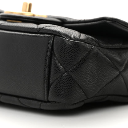 Chanel Caviar Quilted Mini Twist Your Buttons Flap Black 10 of 12